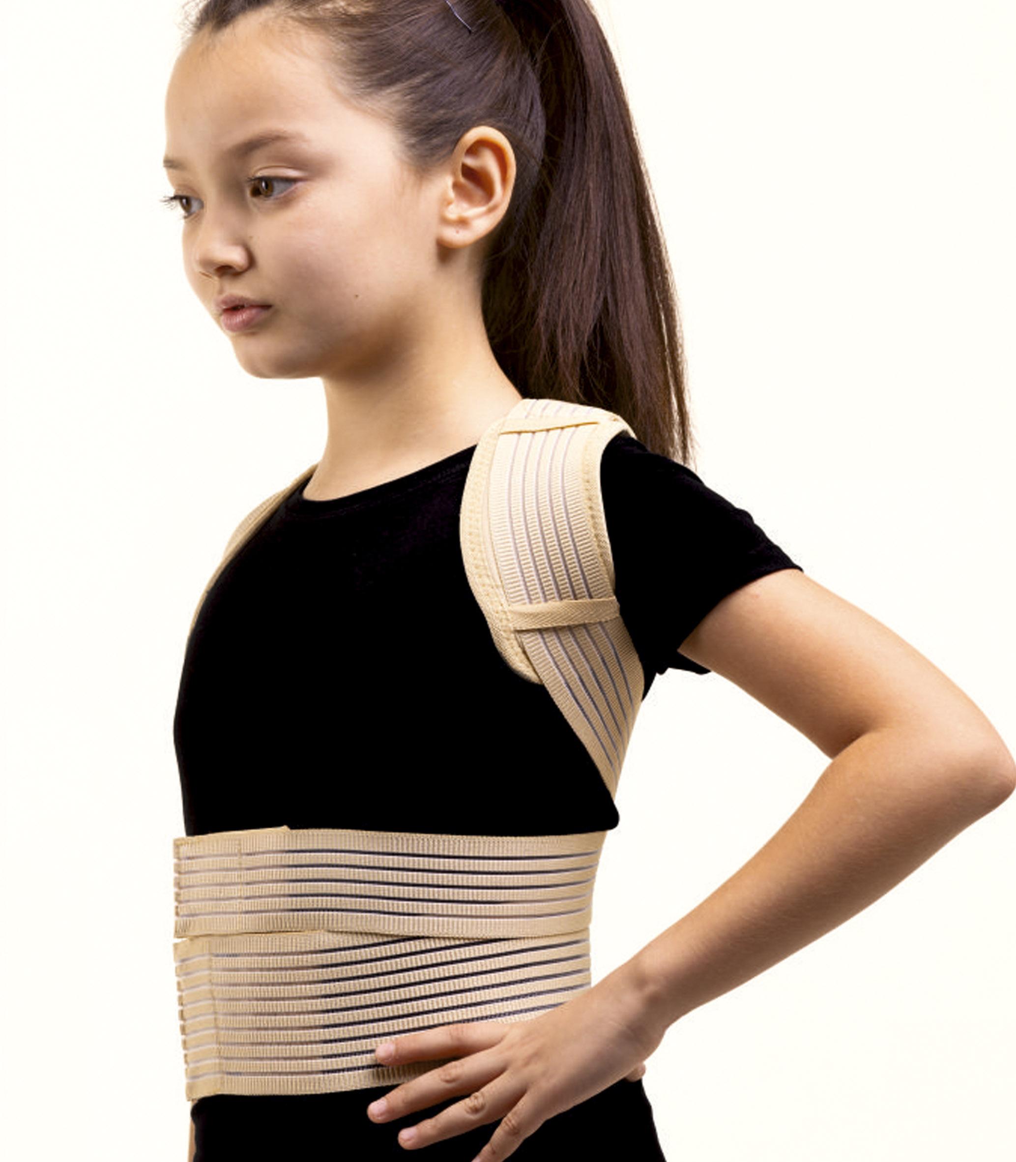 Корректор осанки детский, с рёбрами жесткости