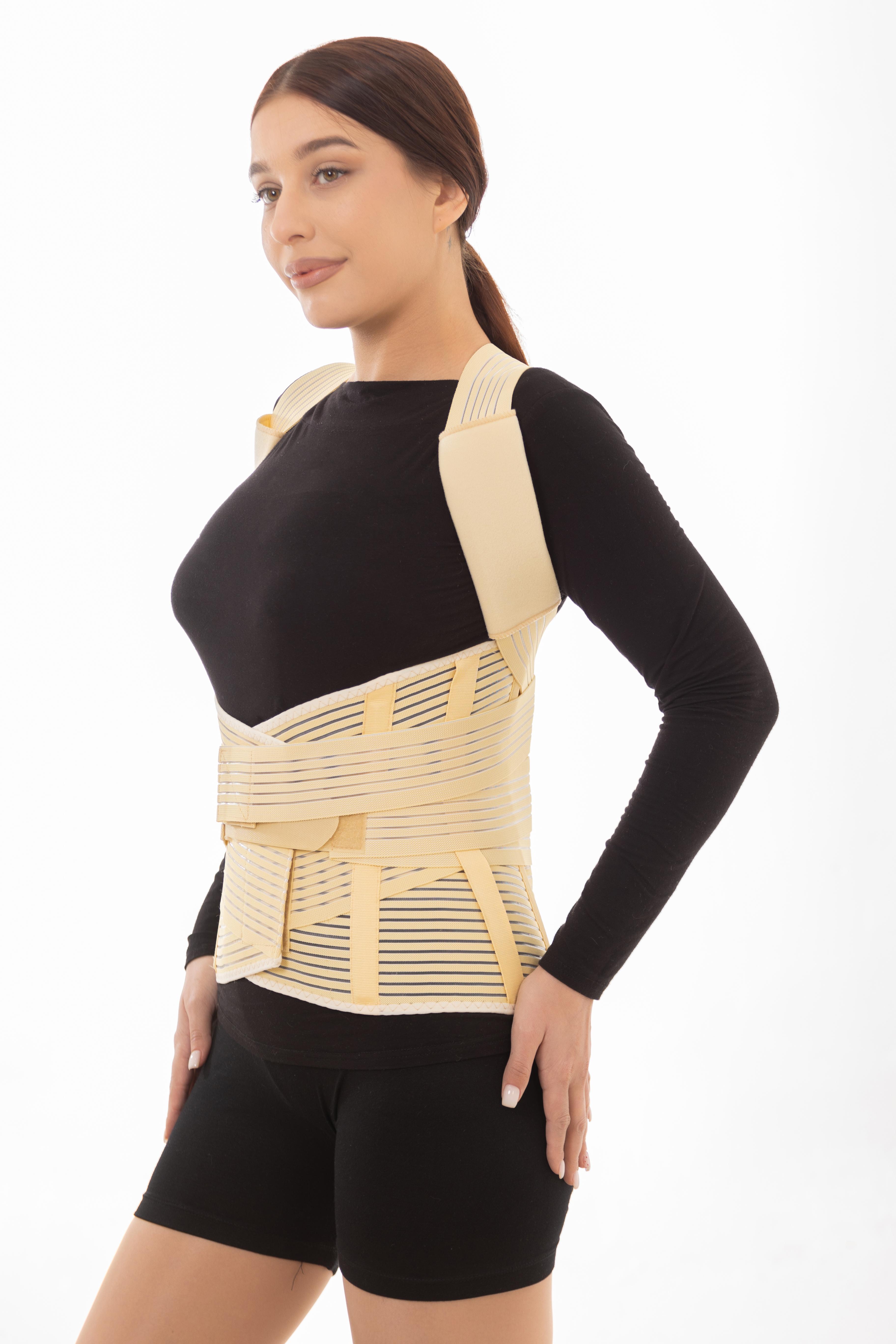 Orthopedic thoracolumbar corset