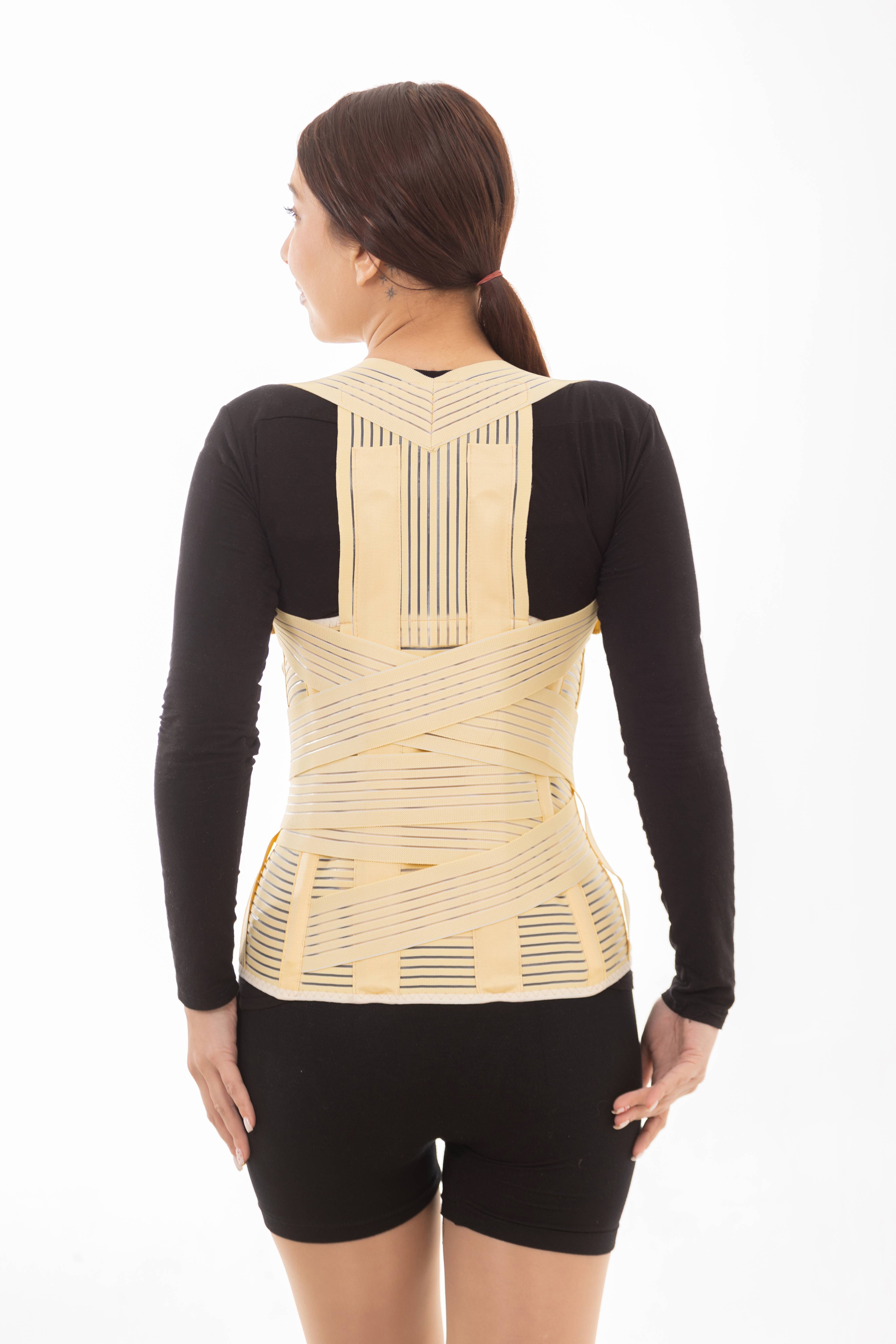 Orthopedic thoracolumbar corset