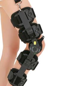 Ортез коленного сустава с регулируемой степенью сгибания и фиксации 