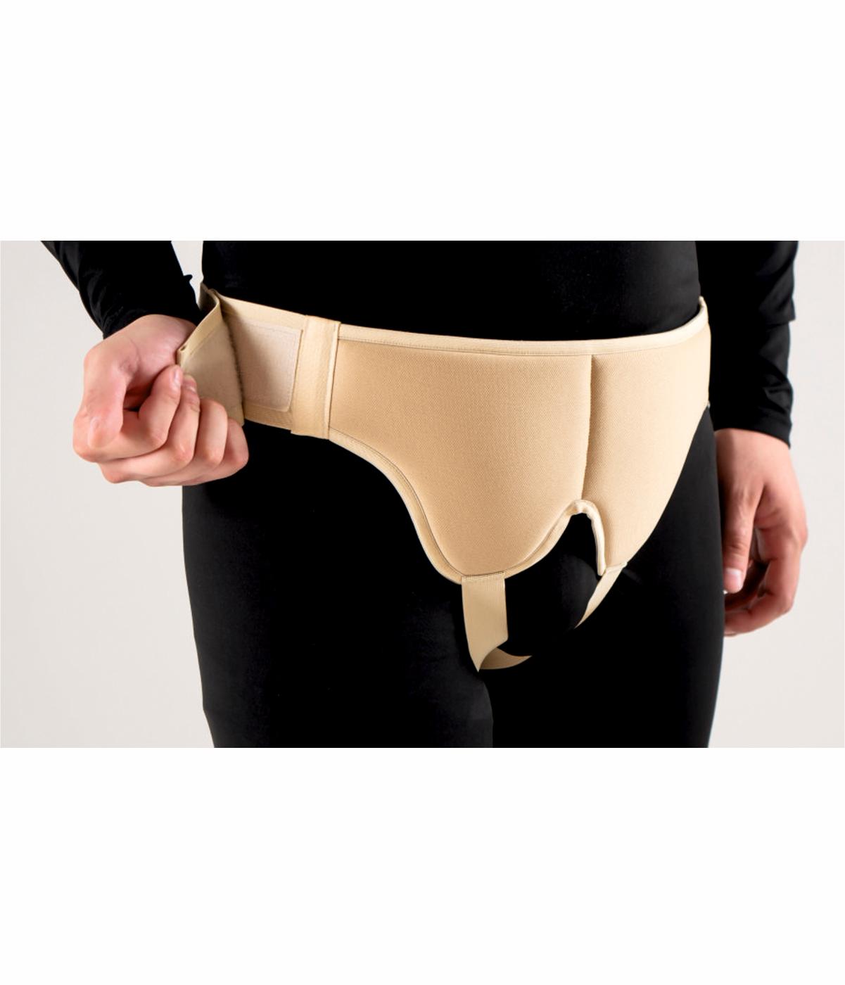 Бандаж медицинский для паховой грыши двусторонний, со съёмными вставками