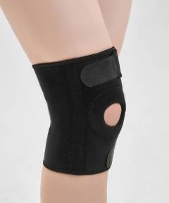Повязка медицинская из неопрена для фиксации коленного сустава , с пружинными вставками